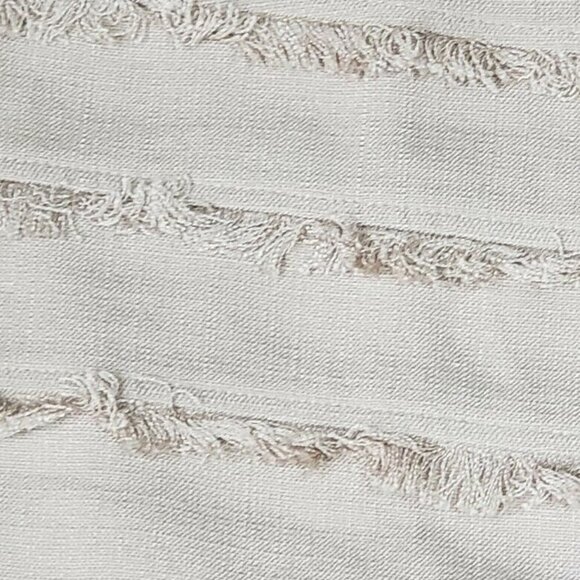 Juliana Collezione Skirt with Fringe Beige 14 - Picture 4 of 5